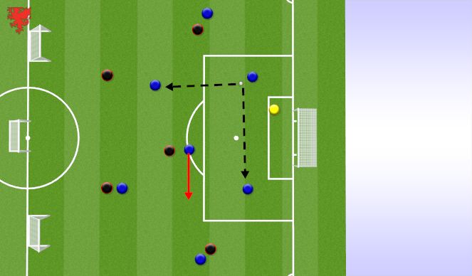 Football/Soccer Session Plan Drill (Colour): Screen 1