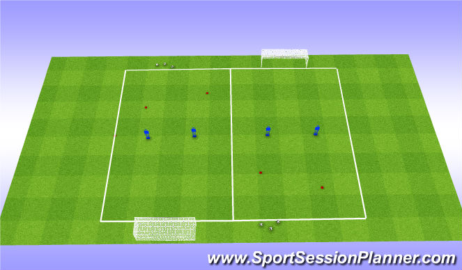 Football/Soccer Session Plan Drill (Colour): Session Design