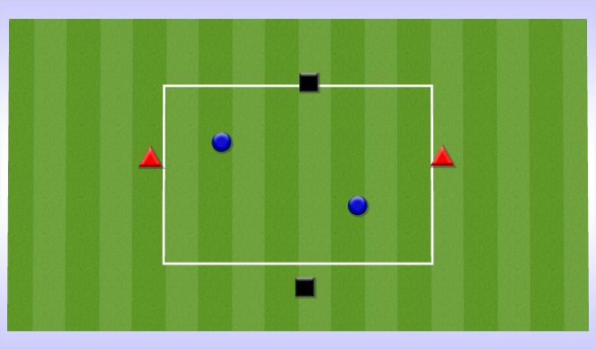 Football/Soccer Session Plan Drill (Colour): Warmup: 4 v 2 Rondo 