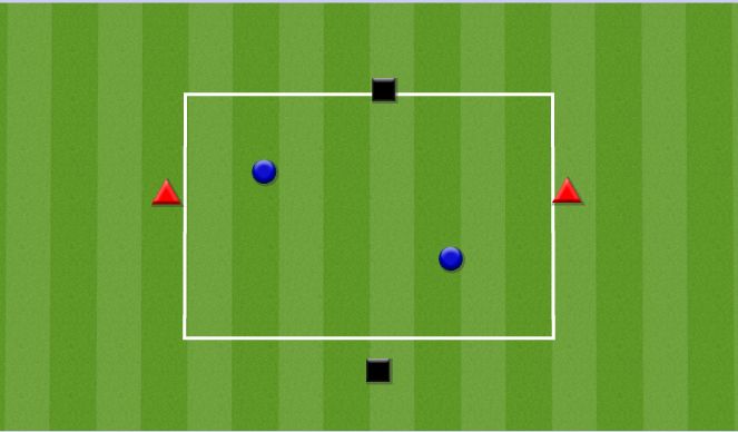 Football/Soccer Session Plan Drill (Colour): Warmup: 4 v 2 Rondo 