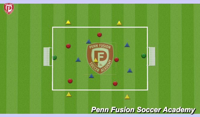 Football/Soccer Session Plan Drill (Colour): Smal Sided Games