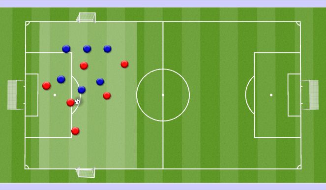 Football/Soccer Session Plan Drill (Colour): Game