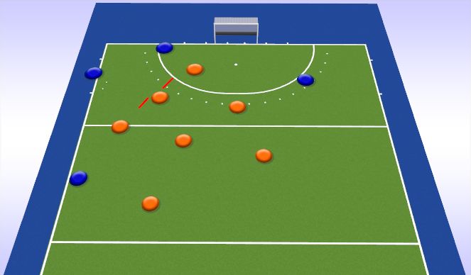 Hockey Session Plan Drill (Colour): CF