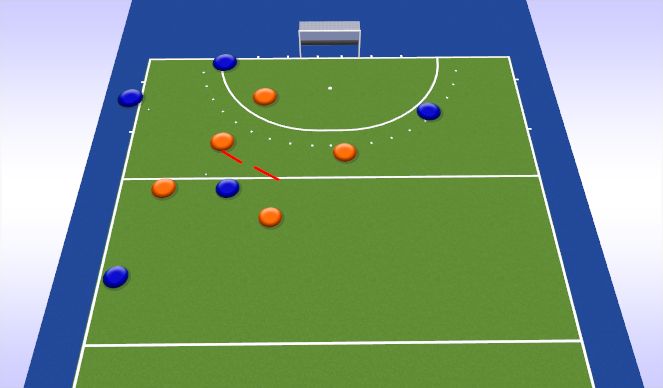 Hockey Session Plan Drill (Colour): CF