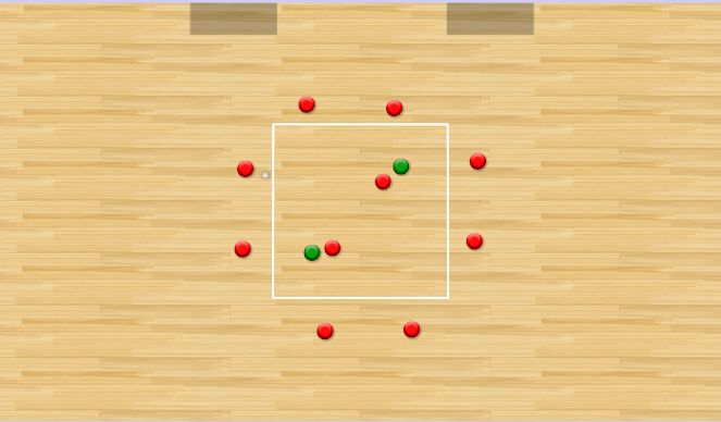 Futsal Session Plan Drill (Colour): Warm-up
