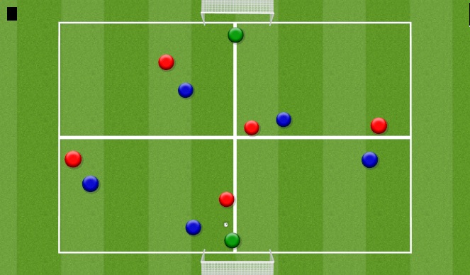 Football/Soccer Session Plan Drill (Colour): Skill Game