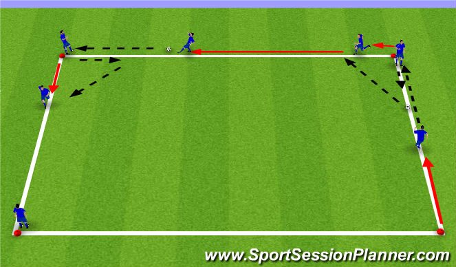 Football/Soccer Session Plan Drill (Colour): Screen 1