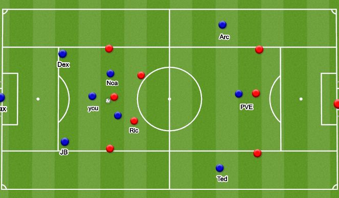 Football/Soccer Session Plan Drill (Colour): Screen 5