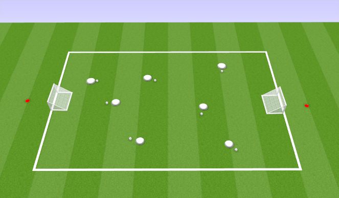 Football/Soccer Session Plan Drill (Colour): Fun Game