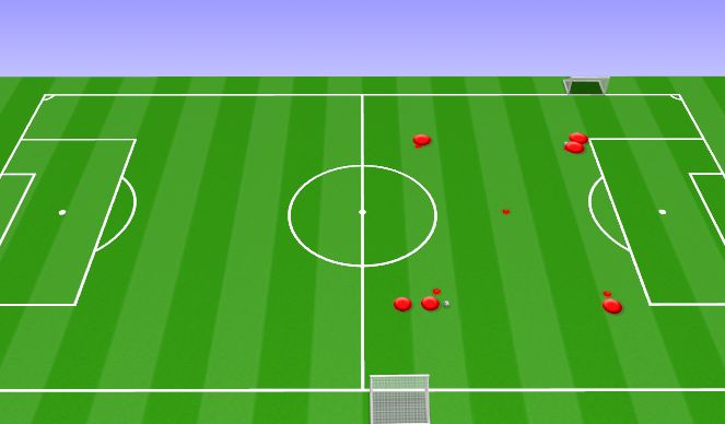 Football/Soccer Session Plan Drill (Colour): Animation 2
