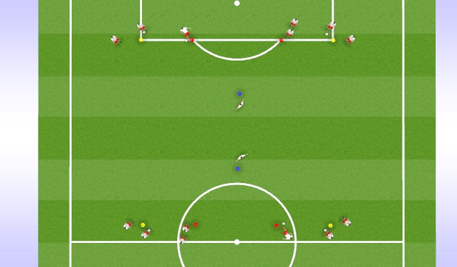 Football/Soccer Session Plan Drill (Colour): Animation 2