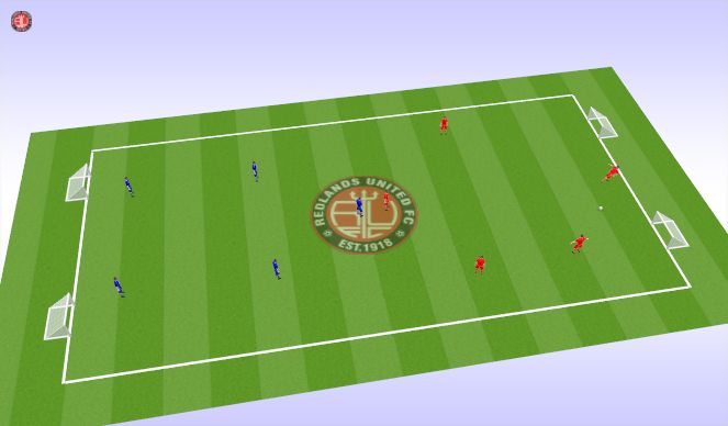 Football/Soccer Session Plan Drill (Colour): Game