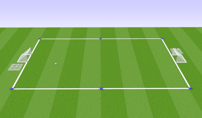 Football/Soccer Session Plan Drill (Colour): Field Layout