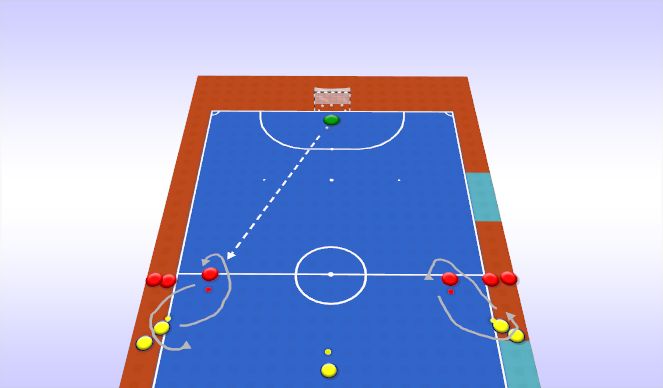 Futsal Session Plan Drill (Colour): Exercice