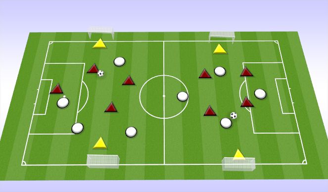 Football/Soccer Session Plan Drill (Colour): FINDING TEAM LEADER (S) AND CAPTAIN (S) GAME
