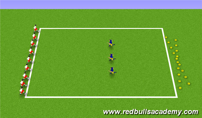 Football/Soccer Session Plan Drill (Colour): Foxes and Farmers