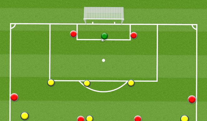 Football/Soccer Session Plan Drill (Colour): Animation 1