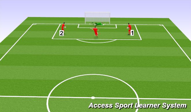 Football/Soccer Session Plan Drill (Colour): Screen 2