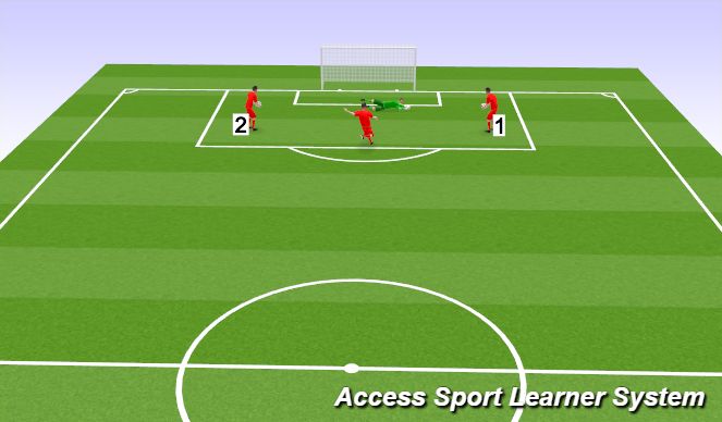 Football/Soccer Session Plan Drill (Colour): Screen 3