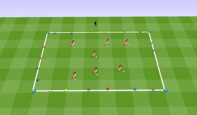 Football/Soccer Session Plan Drill (Colour): Brams United RDP Dec 12th