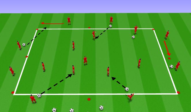 Football/Soccer Session Plan Drill (Colour): Group 3 