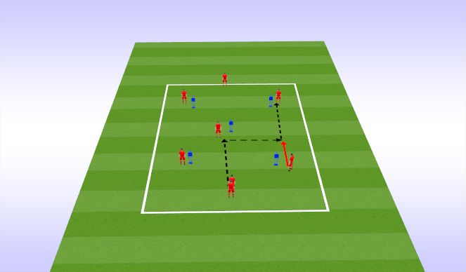 Football/Soccer Session Plan Drill (Colour): Screen 2