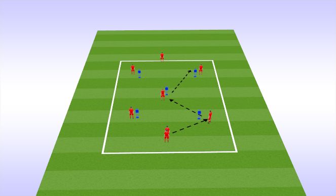 Football/Soccer Session Plan Drill (Colour): Screen 4