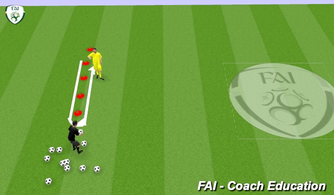 Football/Soccer Session Plan Drill (Colour): Basic Headers