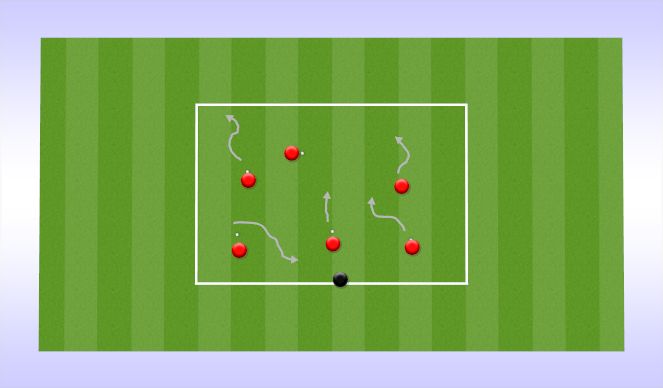Football/Soccer Session Plan Drill (Colour): Ball Mastery