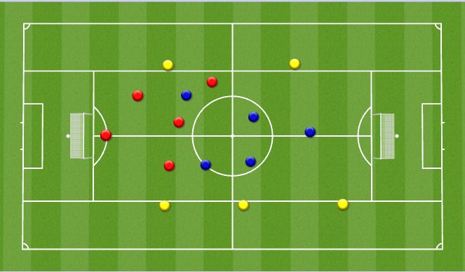 Football/Soccer Session Plan Drill (Colour): Conditioning Games