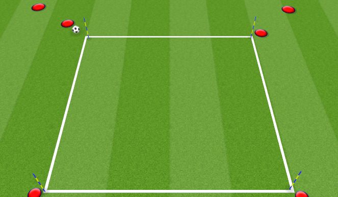 Football/Soccer Session Plan Drill (Colour): Animation 1