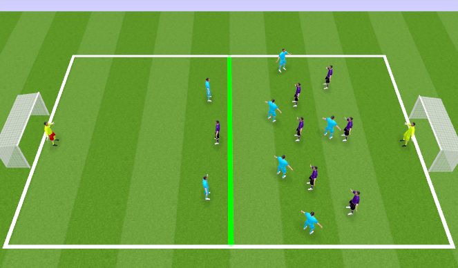 Football/Soccer Session Plan Drill (Colour): Screen 3