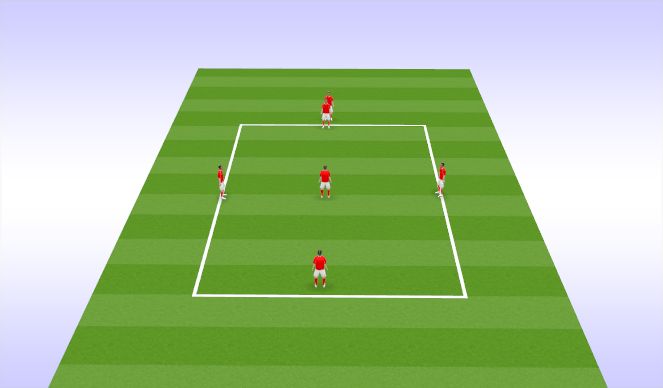 Football/Soccer Session Plan Drill (Colour): Passing practice