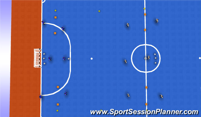 Fútbol Sala Ejercicio del Plan de Sesiones (Color): Screen 1