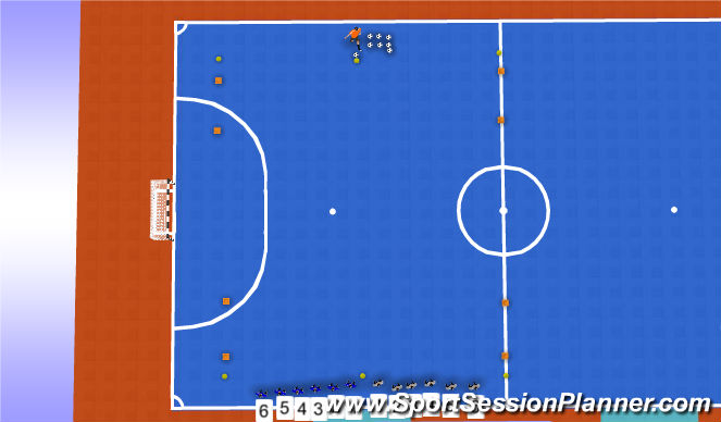 Fútbol Sala Ejercicio del Plan de Sesiones (Color): Screen 4
