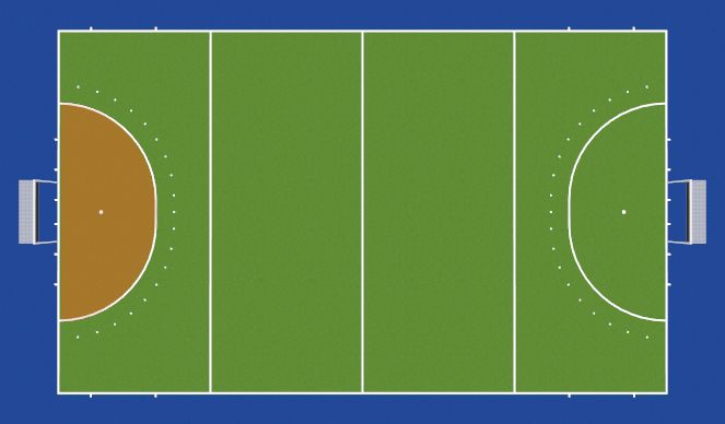 Hockey Session Plan Drill (Colour): Me & My Ball Time