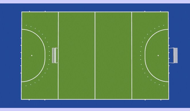 Hockey Session Plan Drill (Colour): Monopoly Match