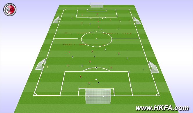 Football/Soccer Session Plan Drill (Colour): GAME