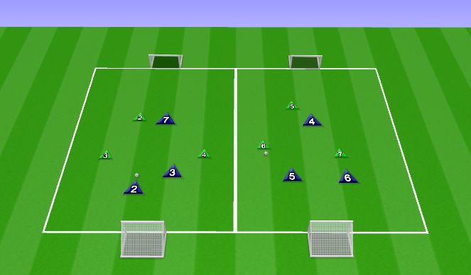Football/Soccer Session Plan Drill (Colour): Arrival Free Play