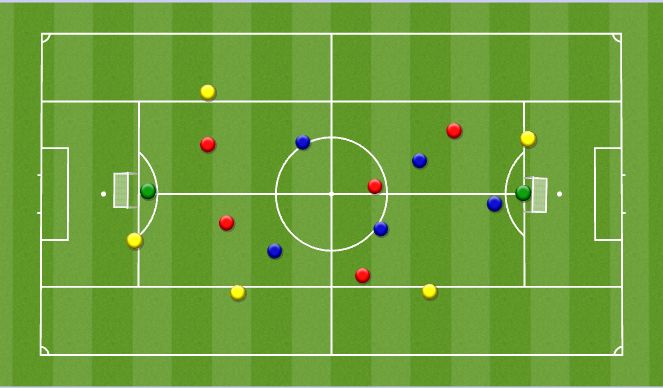 Football/Soccer Session Plan Drill (Colour): CONDITIONING GAME 