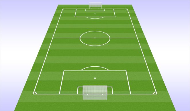 Football/Soccer Session Plan Drill (Colour): Stort spel med styrning