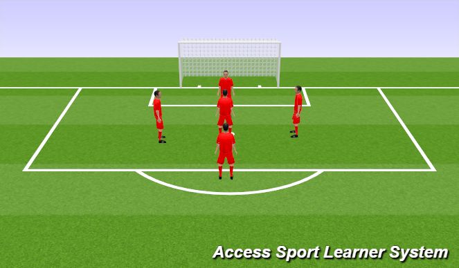 Football/Soccer Session Plan Drill (Colour): Screen 1