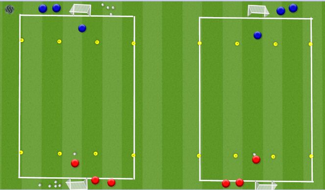 Football/Soccer Session Plan Drill (Colour): Animation 5