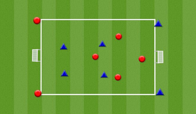 Football/Soccer Session Plan Drill (Colour): Midfield Focus Game