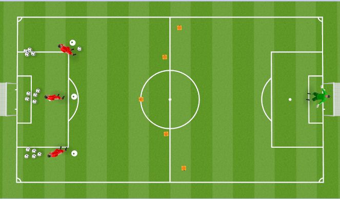 Football/Soccer Session Plan Drill (Colour): Animation 3
