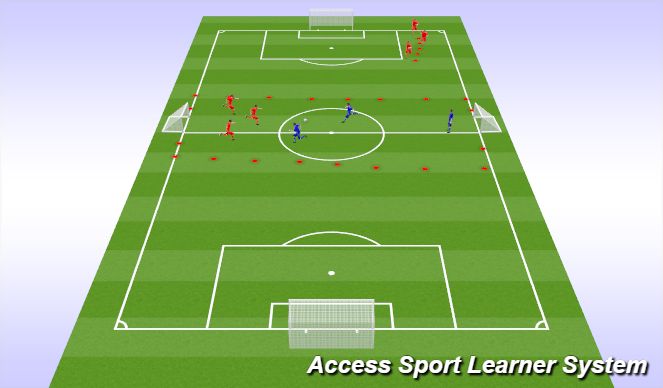 Football/Soccer Session Plan Drill (Colour): Screen 1