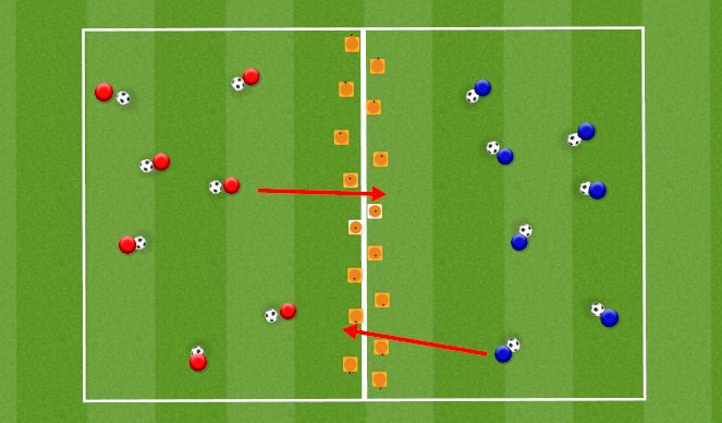 Football/Soccer Session Plan Drill (Colour): Screen 1