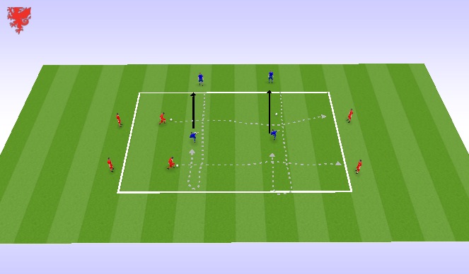 Football/Soccer Session Plan Drill (Colour): Screen 1