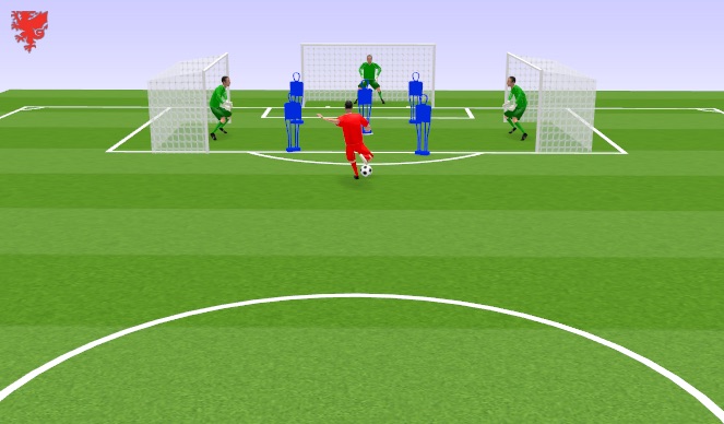 Football/Soccer Session Plan Drill (Colour): Screen 1