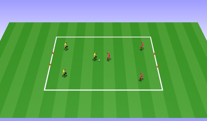 Football/Soccer Session Plan Drill (Colour): Scrimmage